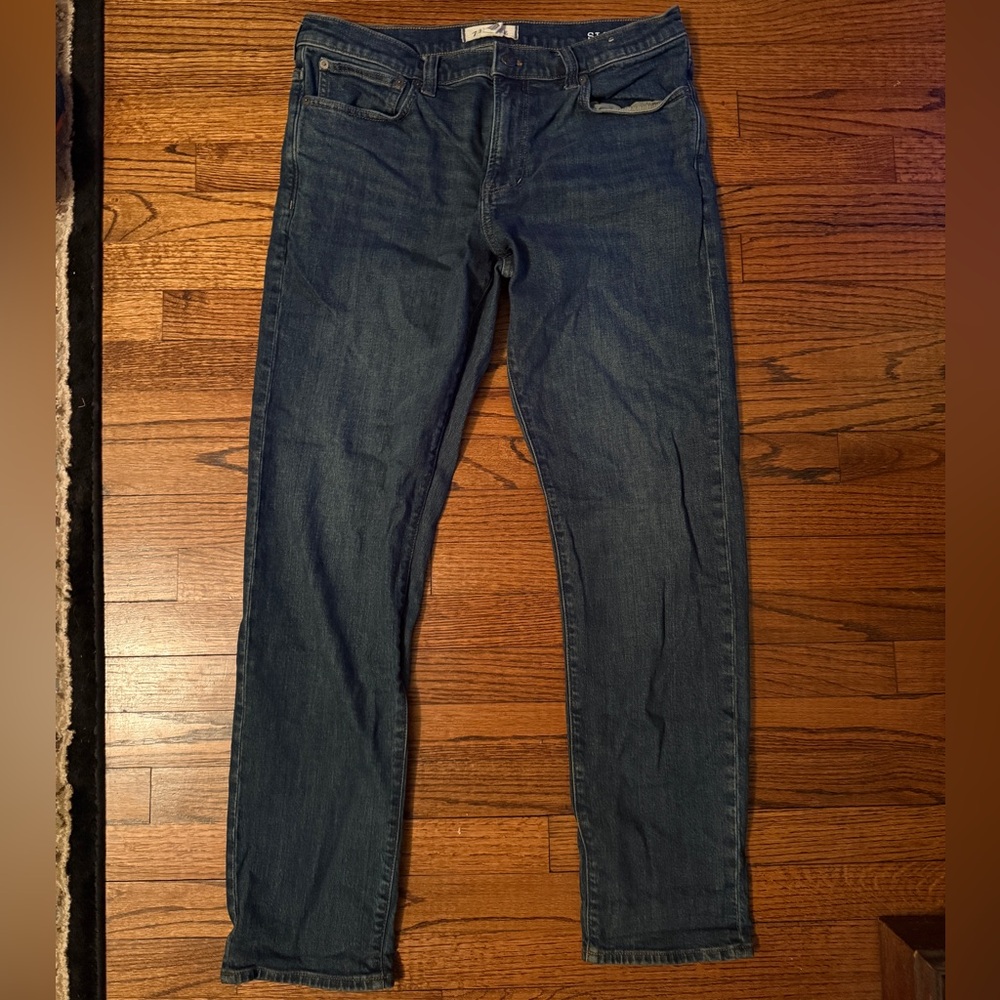 Madewell Men's Dark Blue Skinny Jeans